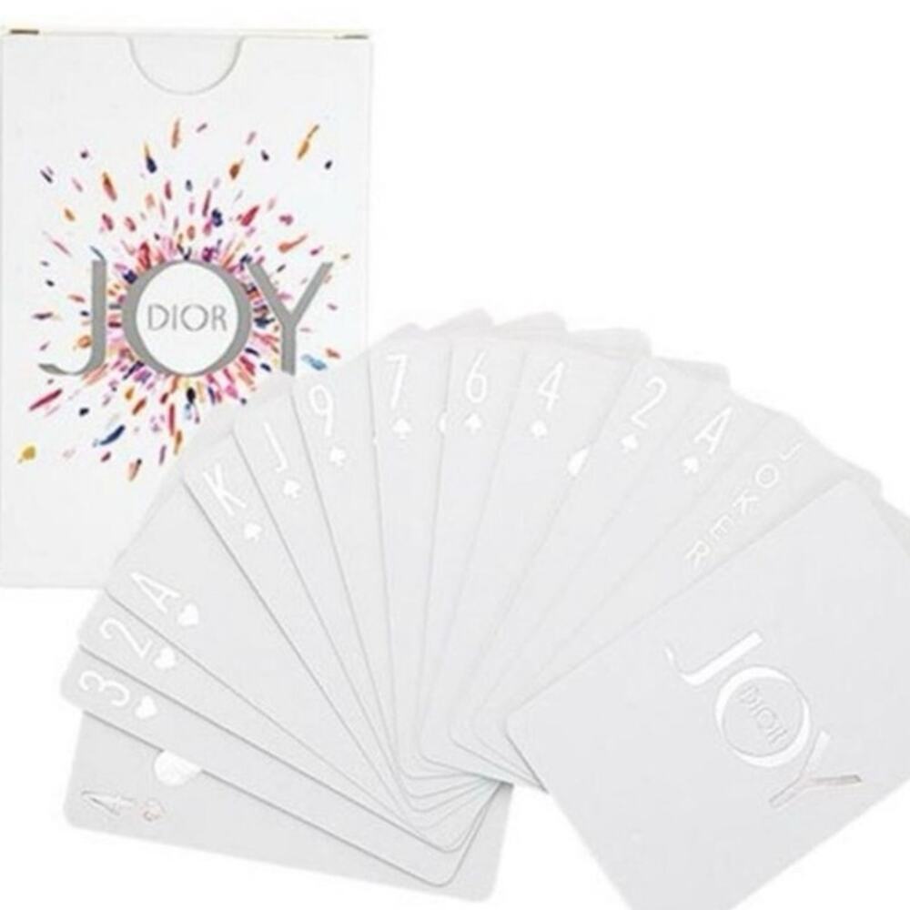 Christian Dior JOY Limited Edition Holographic Playing Card Full Deck NEW Sealed